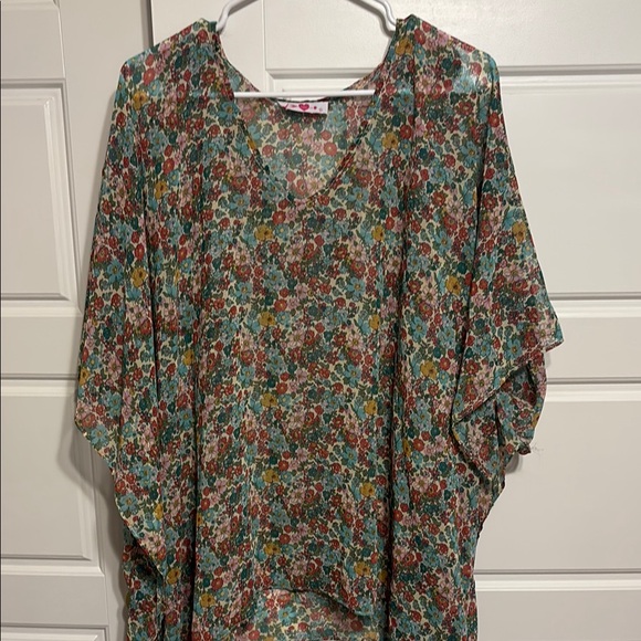 Buddy Love Floral Multicolor Tunic - Picture 1 of 4